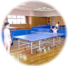 卓球や軽スポーツ
