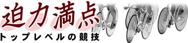 迫力満点 トップレベルの競技