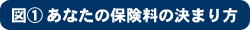 図(1) あなたの保険料の決まり方