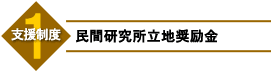 1支援制度 民間研究所立地奨励金