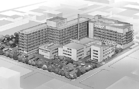 市立四日市病院増築・改修完成予想図