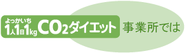 よっかいち 1人1日1kgCO2ダイエット 事業所では