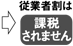 従業者割りは課税されません