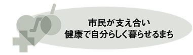 市民が支え合い健康で自分らしく暮らせるまち