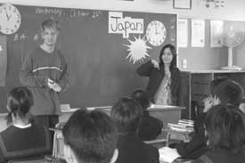 中学校の英語の少人数授業