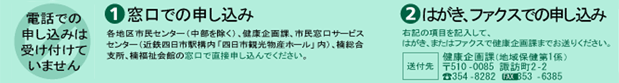 申し込み方法