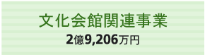 文化会館関連事業 2億9,206万円