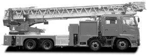 はしご付き消防車