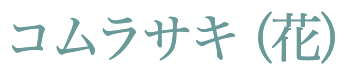 コムラサキ