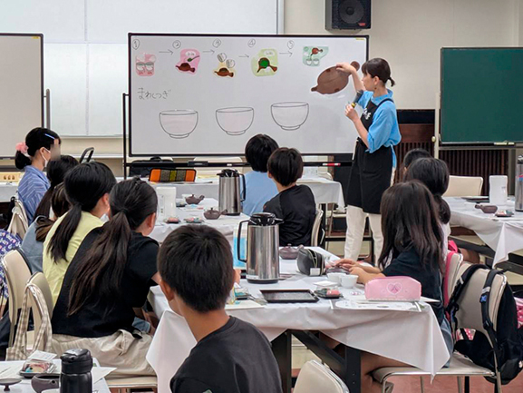 和菓子作りと伊勢茶講座 画像