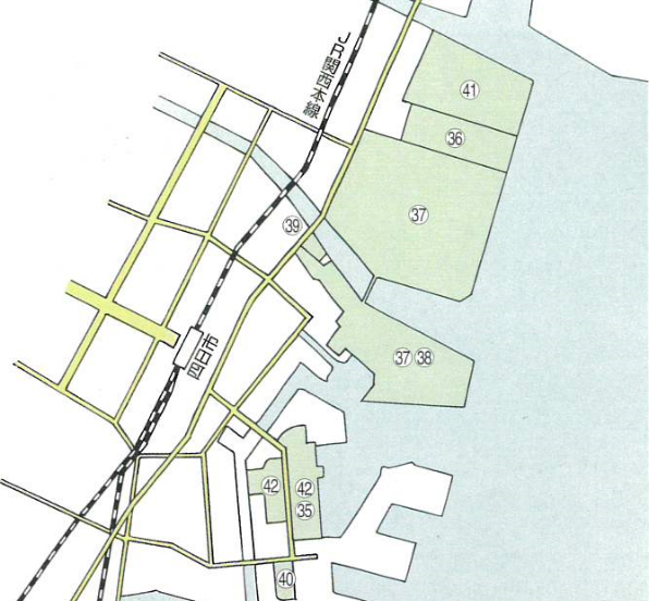 第2コンビナート地区配置図