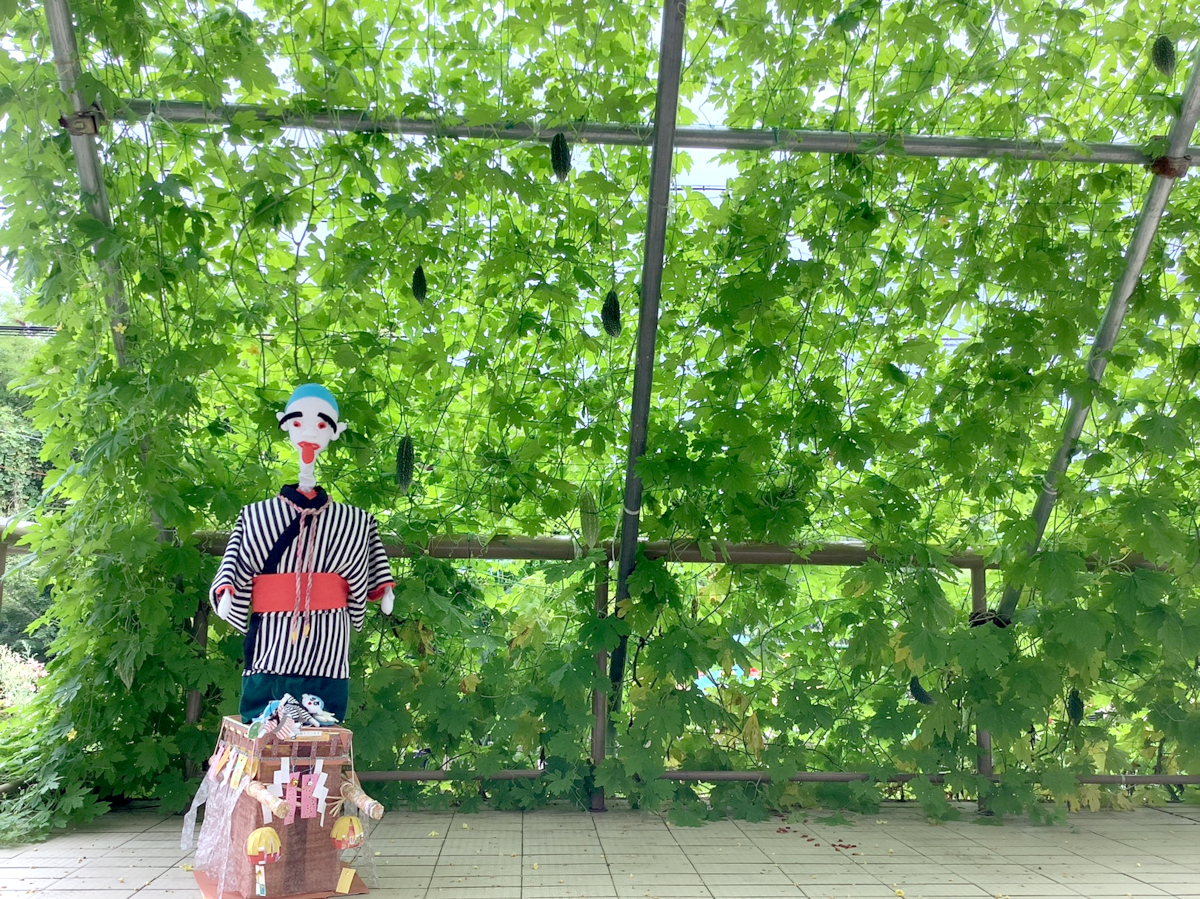 ゴーヤのグリーンカーテン